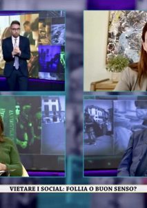 Social e minorenni: il mio contributo durante la trasmissione TV LineaVoi